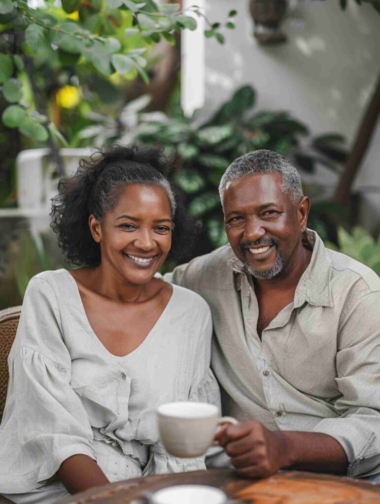 a senior balck couple